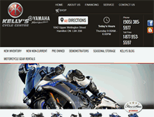 Tablet Screenshot of kellyscyclecentre.com